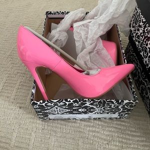 Pink heels